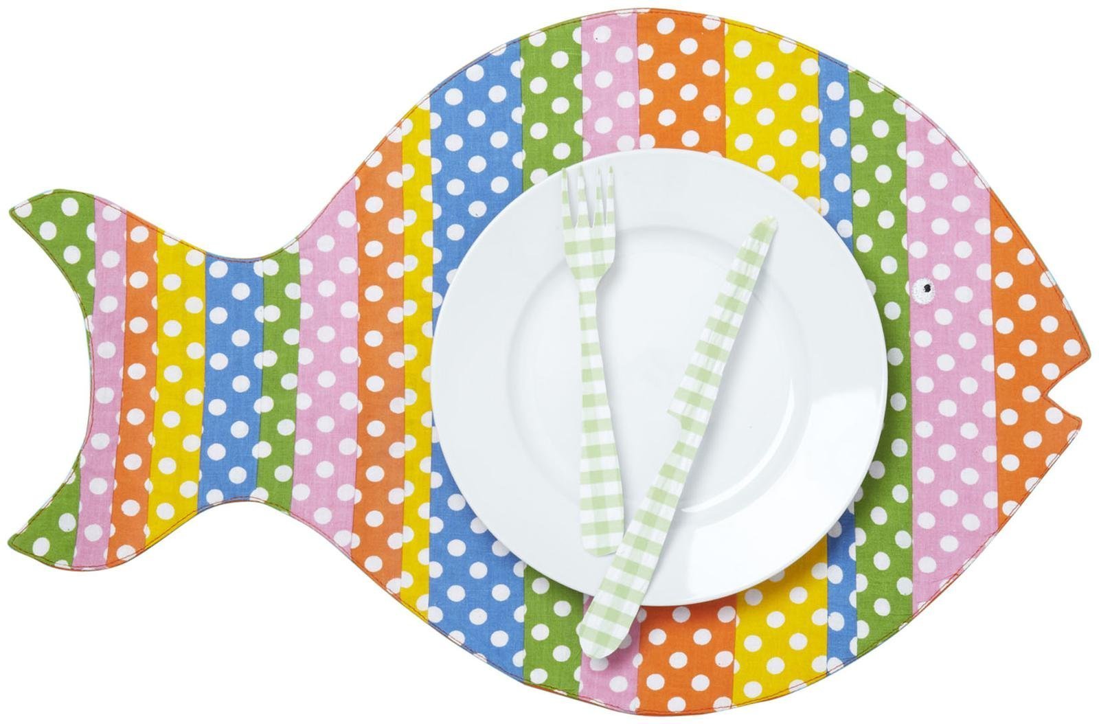 Two's Company Cupcakes & Cartwheels Go Fish Placemat