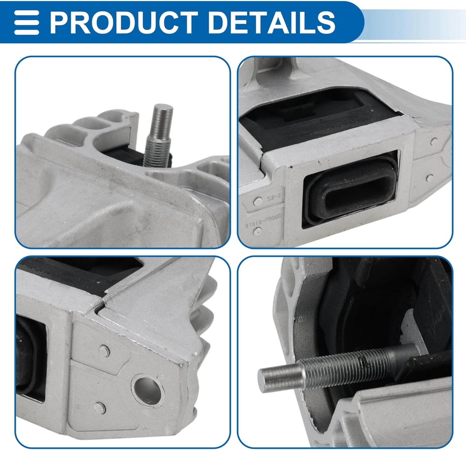 No.21810AA000 Hydraulic Right Engine Mount for Hyundai Elantra 2.0L 2021-2025 Engine Mounts 1 Pcs