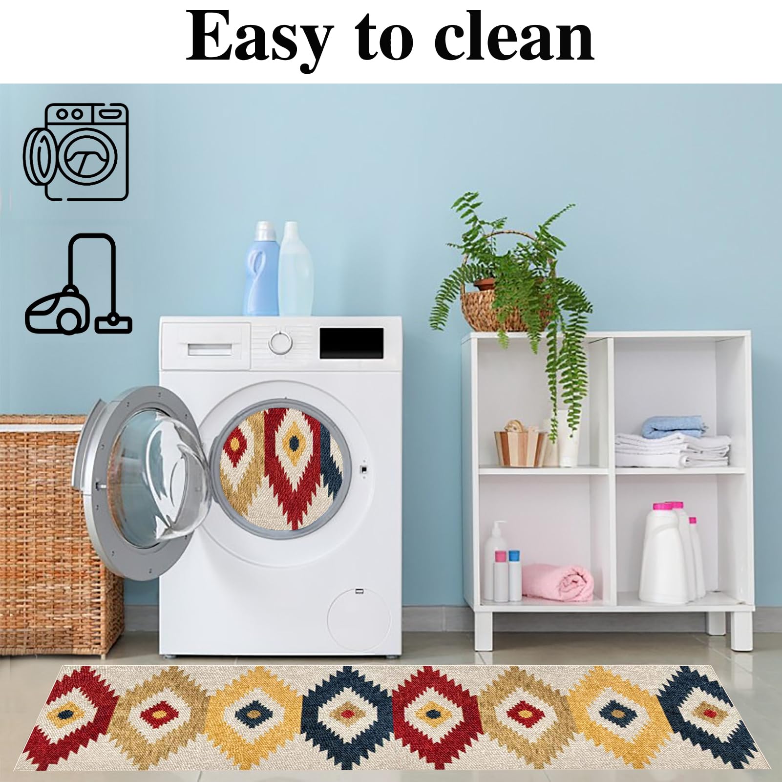 Tappeto Cucina Antiscivolo Lavabile Tappeto Tappeto Ingresso Corridoio Passatoia Corridoio Tappeti Tappeti Stretti per Cucina Bagno Soggiorno Camera da Letto 40 x 100 cm