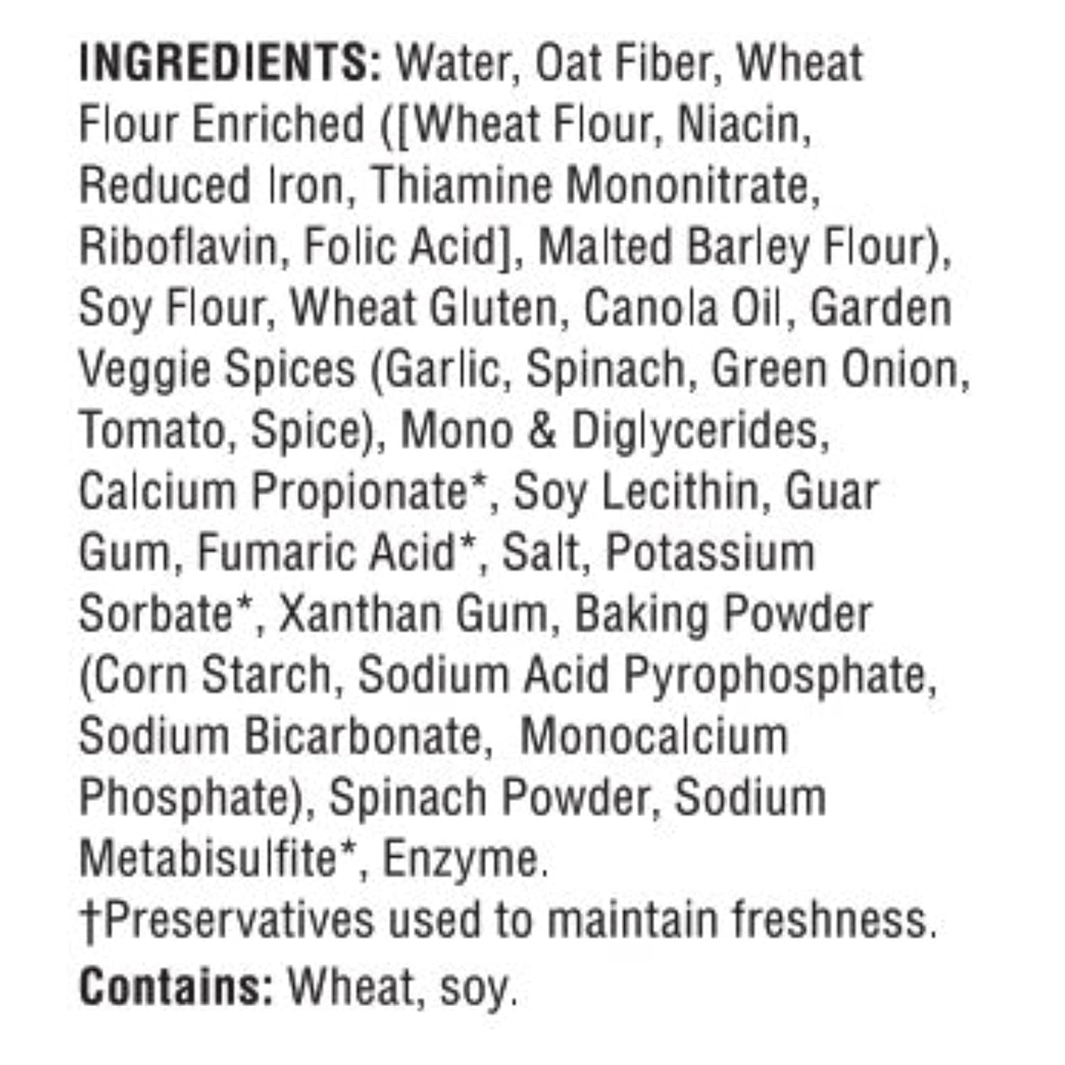 TUMAROS Garden Veggie, 8 Count (Pack of 6)