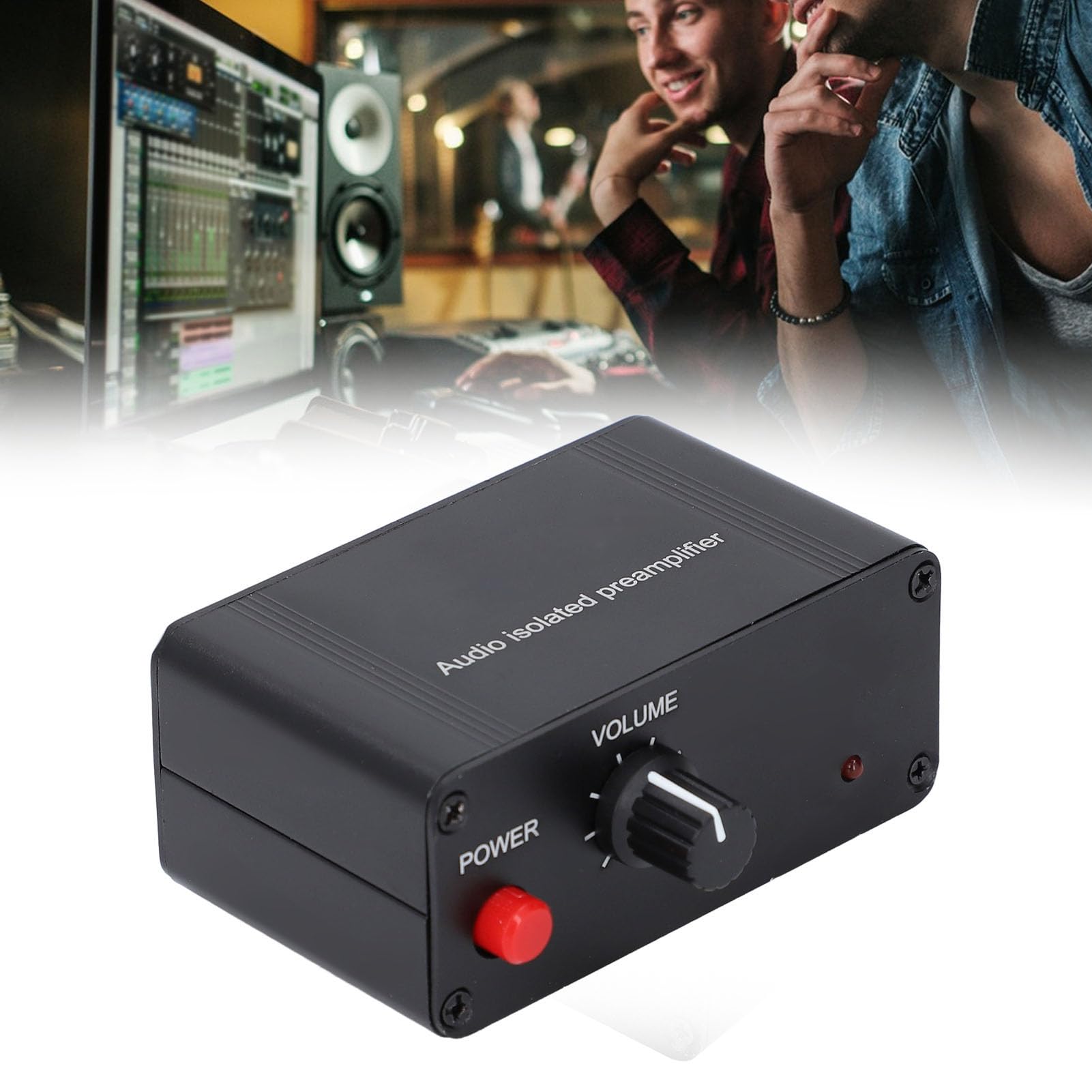 Amplificateur d'isolation Double Canal Haute Performance, Gain de 20 DB, Puce d'amplificateur opérationnel NE5532, préamplificateur d'isolation à la Masse Commune pour équipement