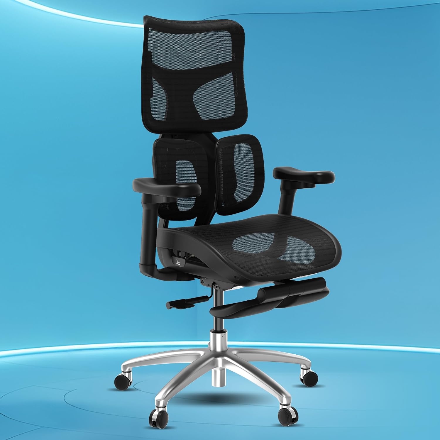 The Sleep Company Elite Premium Ergonomic Chair| Dual Dynamic Lumbar Suspension| Advanced Adaptive Comfort| Extendable Foo... - Review, Price and Buying Guide
