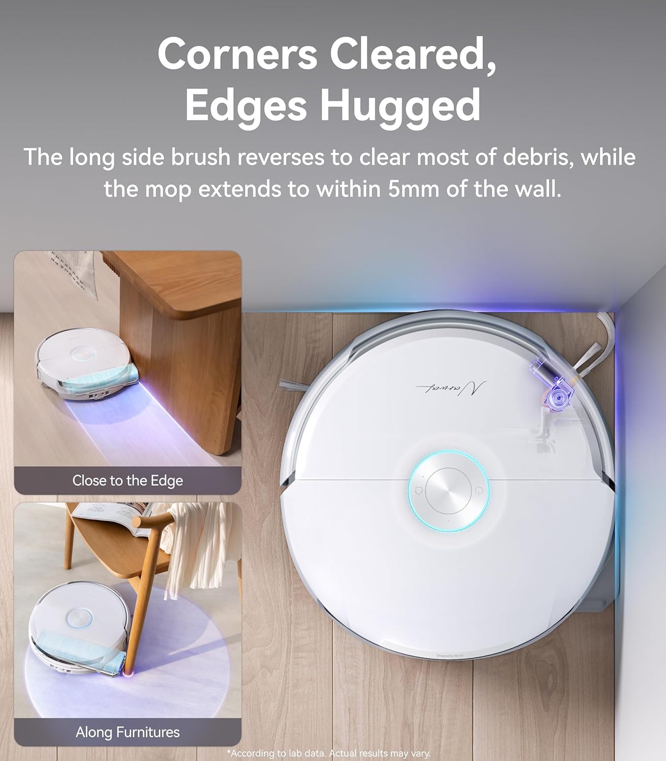 NARWAL Flow Robot Vacuum and Mop Combo, 22,000Pa, FlowWash Mop, White