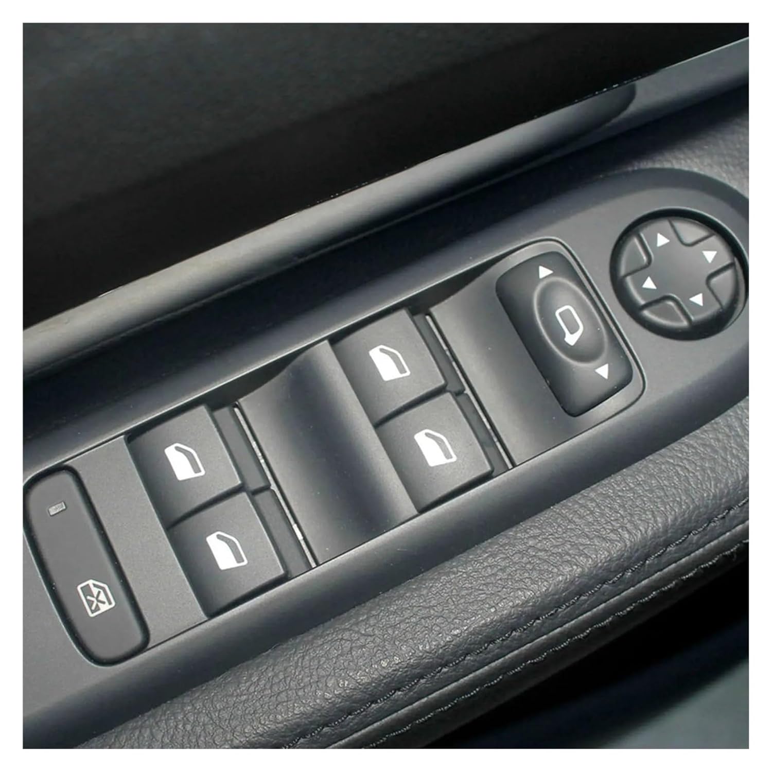 4 Pcs Car Power Window Control Switch Window Lifter Switch Button Compatible with Peugeot 3008 5008 2009-2016