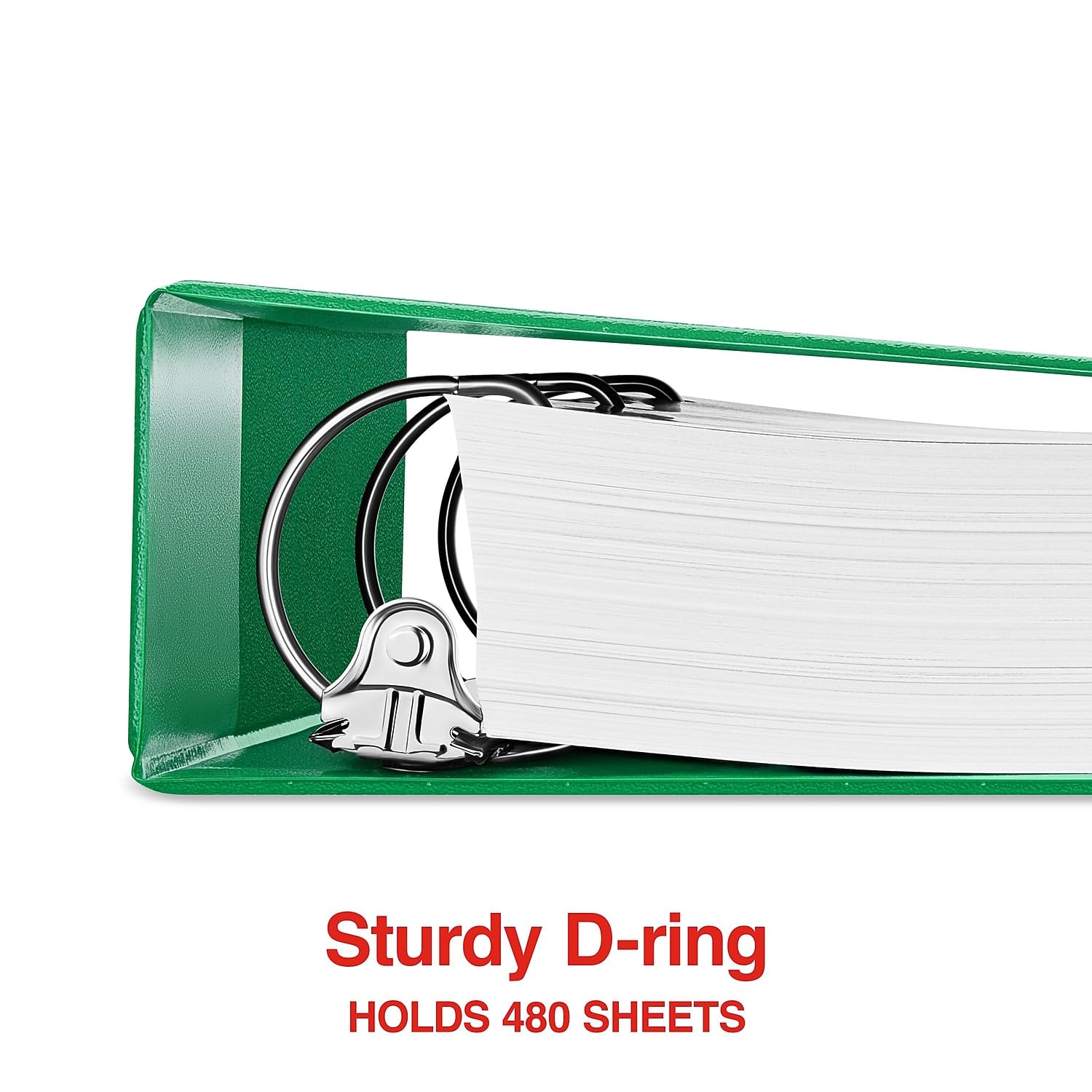 Staples ST55433 Sichtbuch, 5,1 cm, D-Ring, Grün