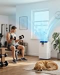 Portable Air Conditioner, 12000 BTU Smart AC Unit Works with Alexa/Google Assistant, 3-in-1 Ultra Quiet Compact Standing AC with Remote Control Window Mount Kit for Bedroom, Cools up to 550 Sq. Ft