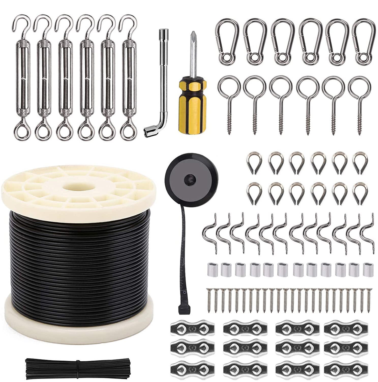 WAYSKA String Light Hanging Kit, Globe String Light Suspension Kit