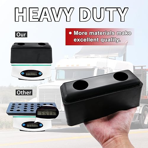 Miniatura 6 de ZIQUN Parachoques de muelle moldeado de goma resistente, 7-710 pulgadas x 3-110 pulgadas x 3-110 pulgadas moldeado amortiguador de muelle para