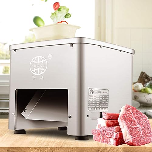 Miniatura 4 de Cortadora de carne comercial con 3 formas de cutiing, 550 W, 353 libras/H, cortadora de carne triturada, cuchilla de 0.138 in, afeitadora de carne