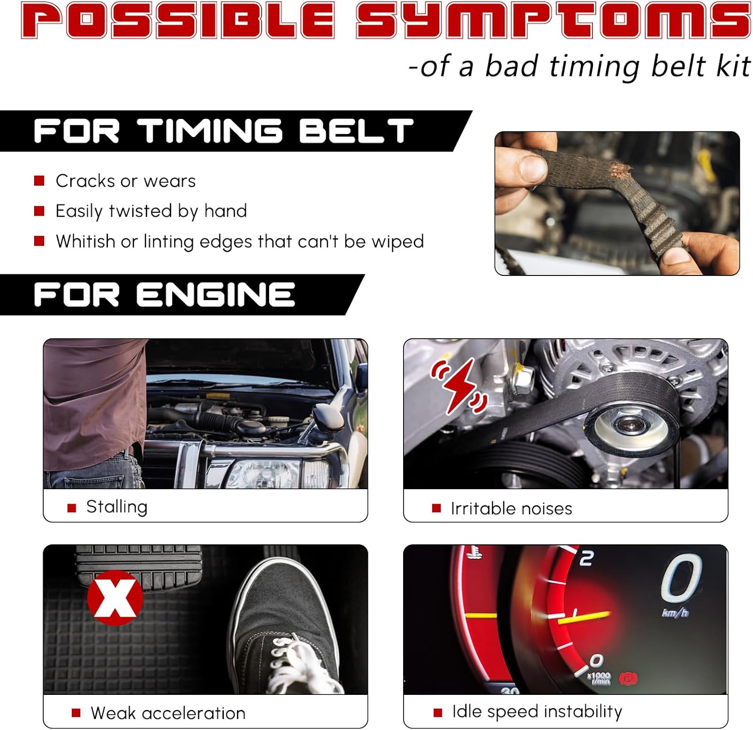 Drive Belt Tensioner and Idler Pulley Serpentine Belt Kit Compatible with Lexus IS250 ES350 Rx350 for Toyota Avalon Rav4 Sienna Camry Highlander Venza 3.5L V6 Replace 89374 7PK1550 1662031021