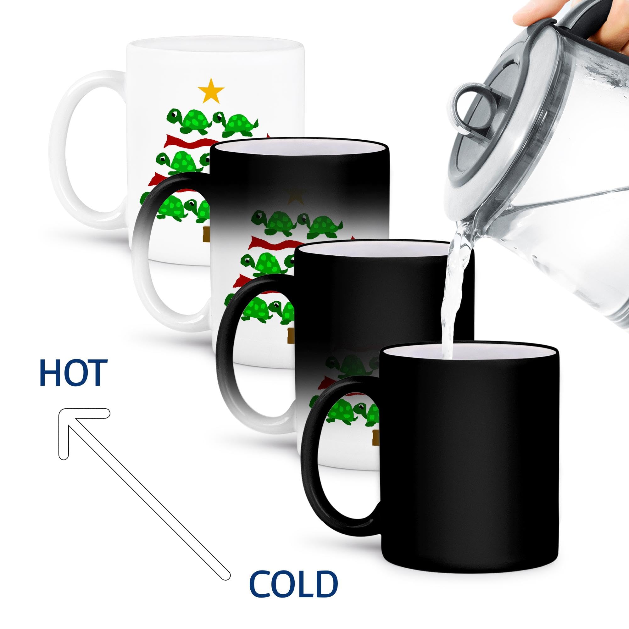 3dRose Mug_222130_3, Cerámica, Negro/Blanco