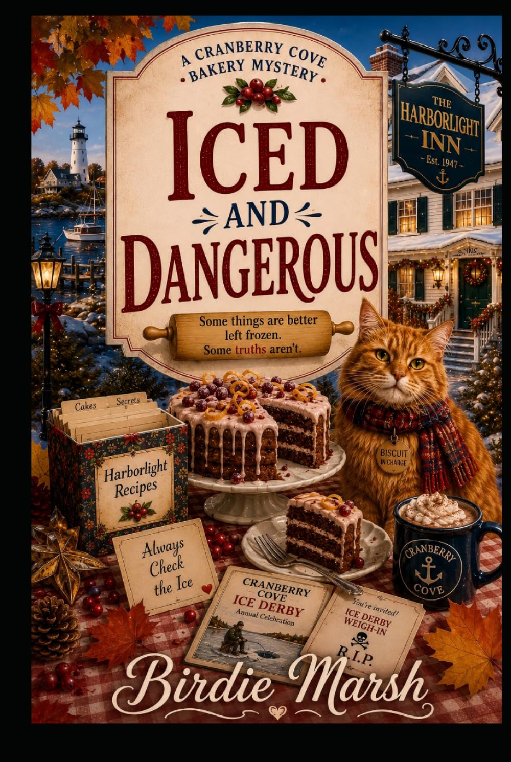 Iced and Dangerous: A Cozy Culinary Whodunit with Recipes (Cranberry Cove Bakery Mysteries)