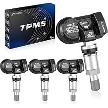 Upgraded Ford Pre-Programmed TPMS Sensor for F150/F250/F350/Mustang 09-25,Explorer 11-19,Escape 09-19,Fusion 09-21,Edge/Expedition 11-25,Ranger,Maverick,Bronco Sport,315/433MHz,4PCS