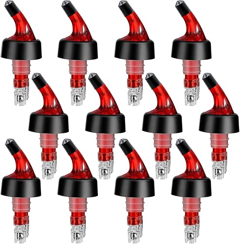 Miniatura 8 de Vertedor de botella medido, boquilla para verter licor, vertedor de medida de alcohol de tiro rápido, dispensador de vino y cóctel, popote para