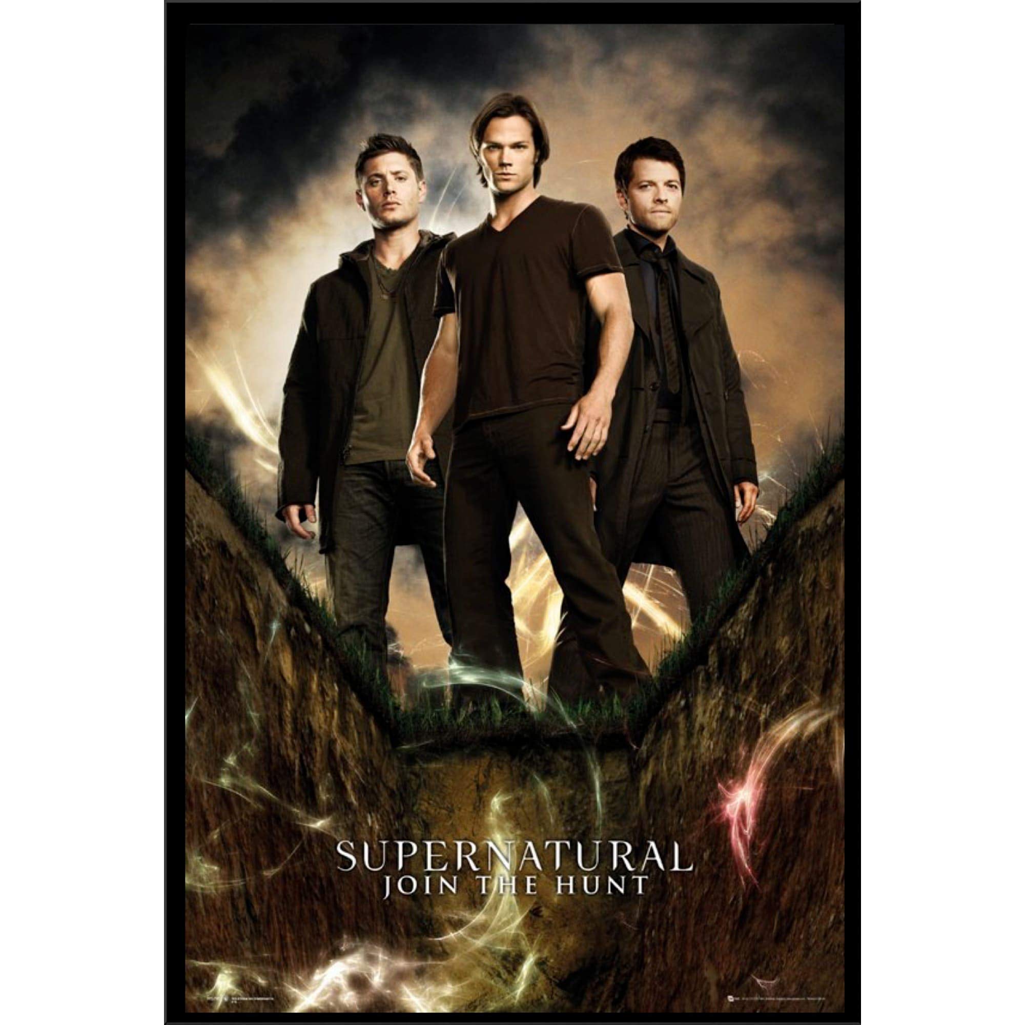 Amazon.com: Supernatural Wall Art Decor Framed Print | 24x36