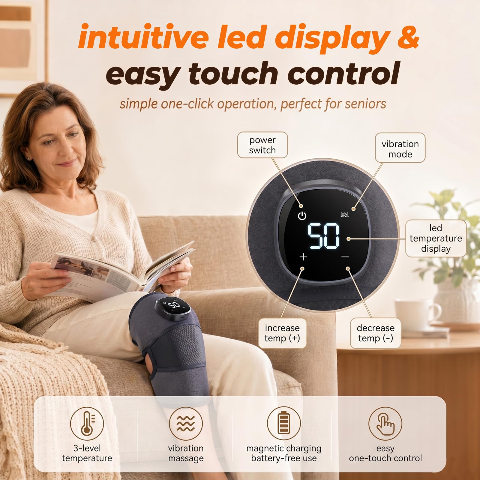 Hewelth Triple Method Schulter-Massagegerät, Hewelth Triple Method Shoulder Massager, Hewelth Schultermassage für Zuhause Büro und Unterwegs