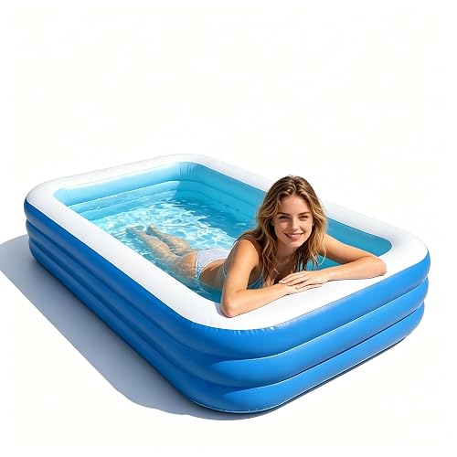Piscine gonflable gonflable pour jardin, terrasse, extérieur, 150 x 105