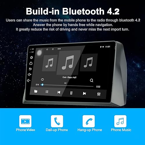 Miniatura 4 de LEXXSON Radio de coche Android 10.1 para Honda Accord 8th 2008-2011, pantalla táctil capacitiva de 10 pulgadas, unidad principal de alta definición,