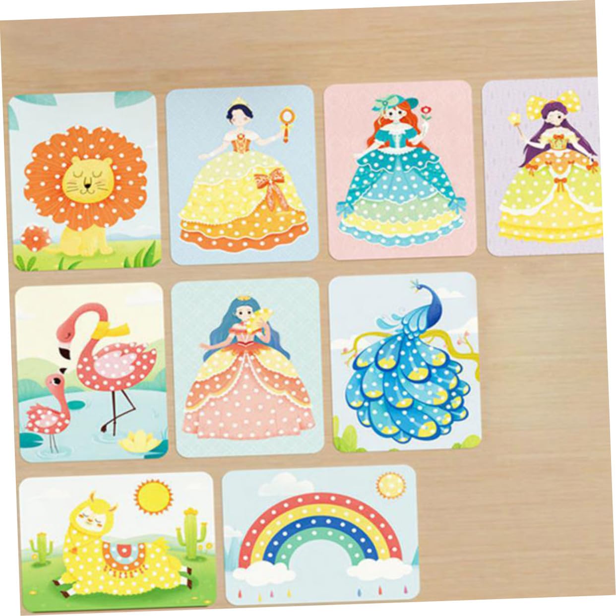 Gatuida Kit Pittura Di Foratura Per Ragazzo Ragazza Creativo Fai Da Te Strumenti Di Ricamo Non Finito Per Attività Artistiche e Gioco Educativo in Famiglia
