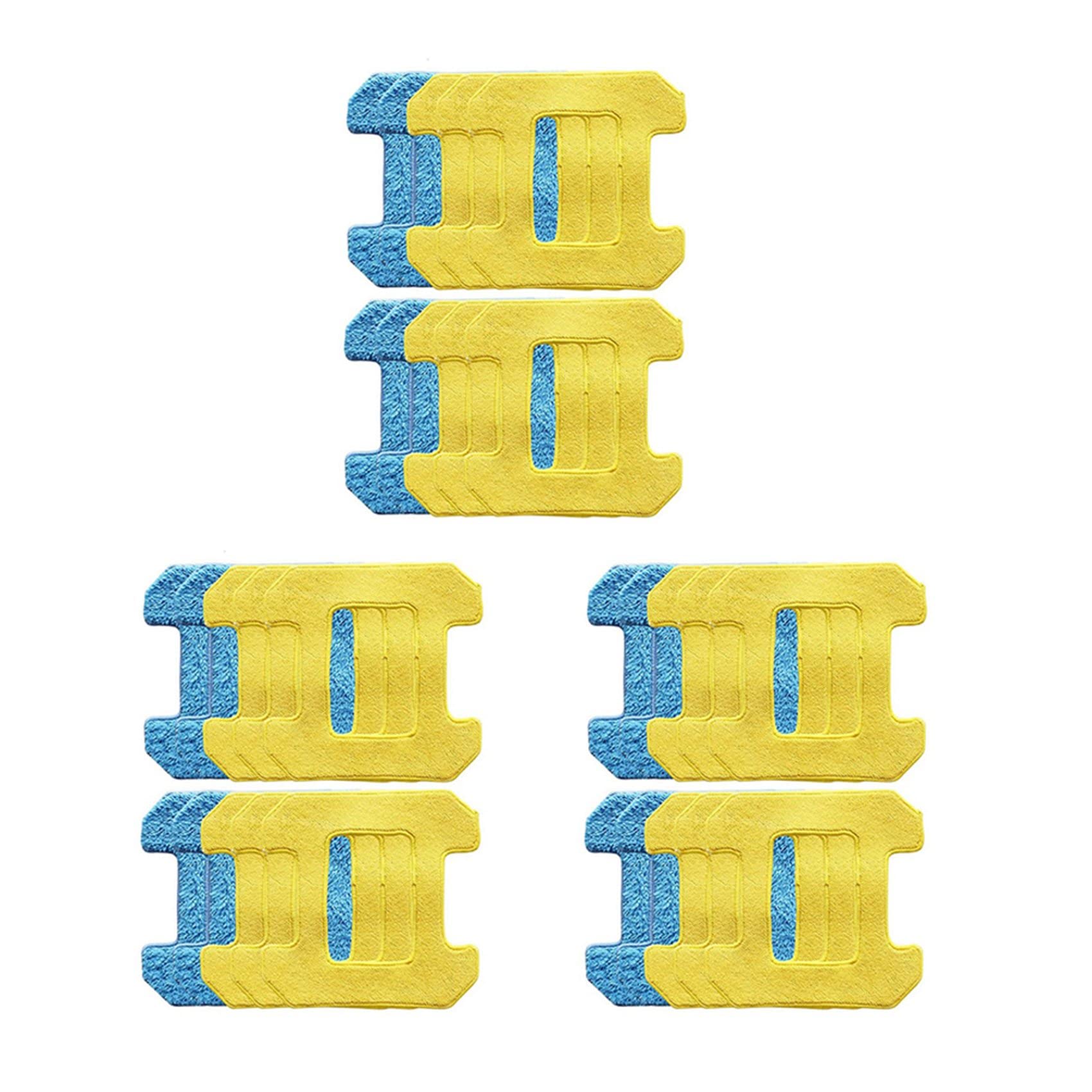 Hndhbfgrt 30Pcs Rubbing Mop Pads for 298 Window Cleaning Robot Accessories Rag Microfiber Material Wet Cleaning+Dry
