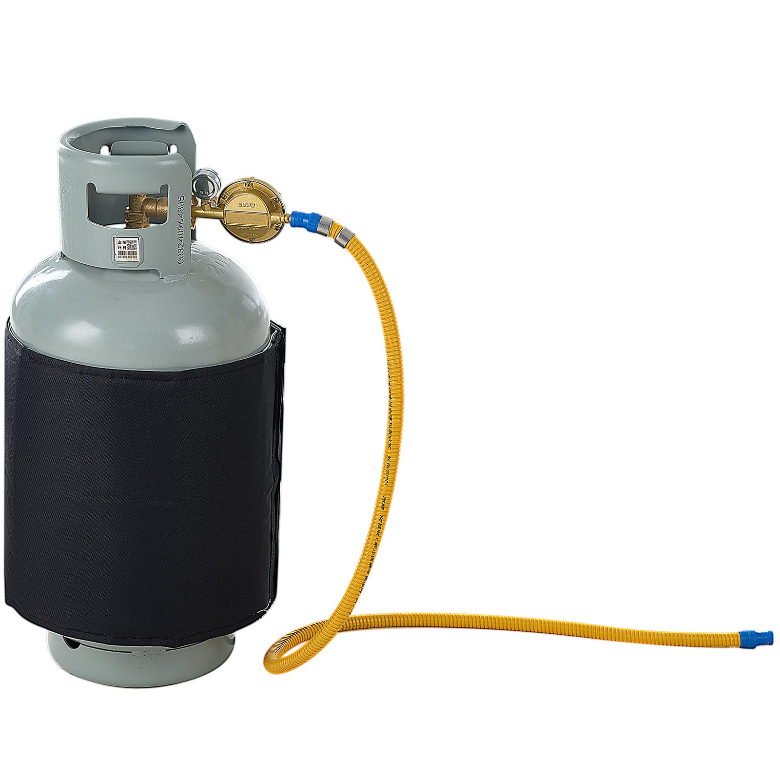 VEVOR Manta Calefactora para Tanque de Propano Cubierta Aislada de 120 W para Tanques de Gas de 9-18 kg Termostato Interno Fijo Temperatura Máxima 32,22 °C Tela Oxford Resistente al Agua