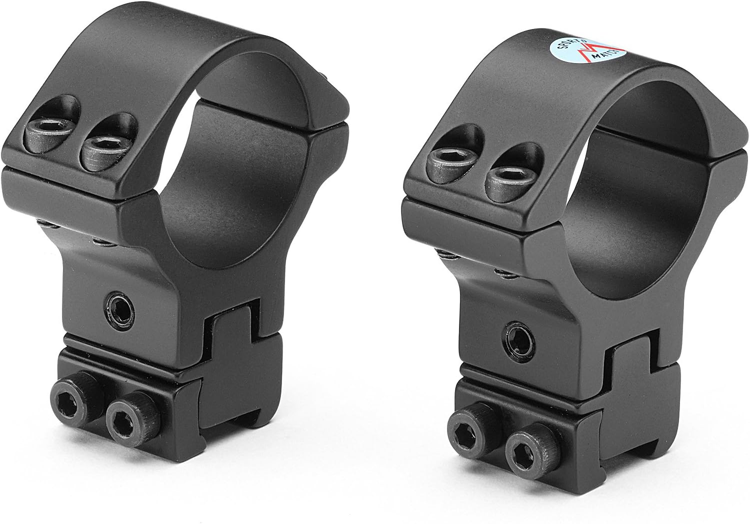 ATP66 30mm Tube 2 Piece Mounts Extra High Height & Windage Adjustable