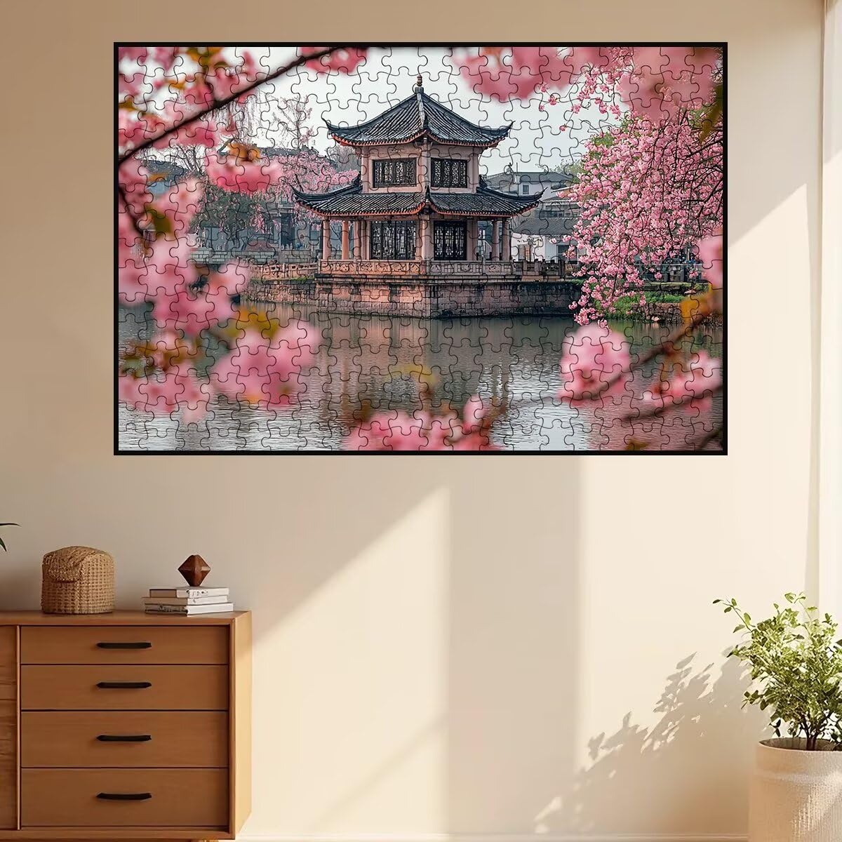 Puzzle 5000 Pezzi Fiore, Puzzle Paesaggi per Adulti, Puzzles in Legno Intrattenimento Creativo, Divertimento, Puzzles Educativi Classici con Confezione di Alta Qualità Idea Regalo Donna Decor -3402