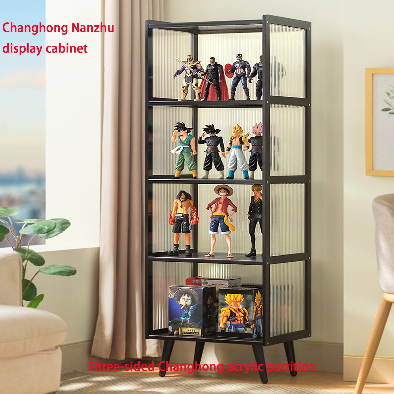 オマケ付き 明治非売品 ワンピースフロア什器×1台 Amazon.com: Display Cabinet Collection Display Case Figure