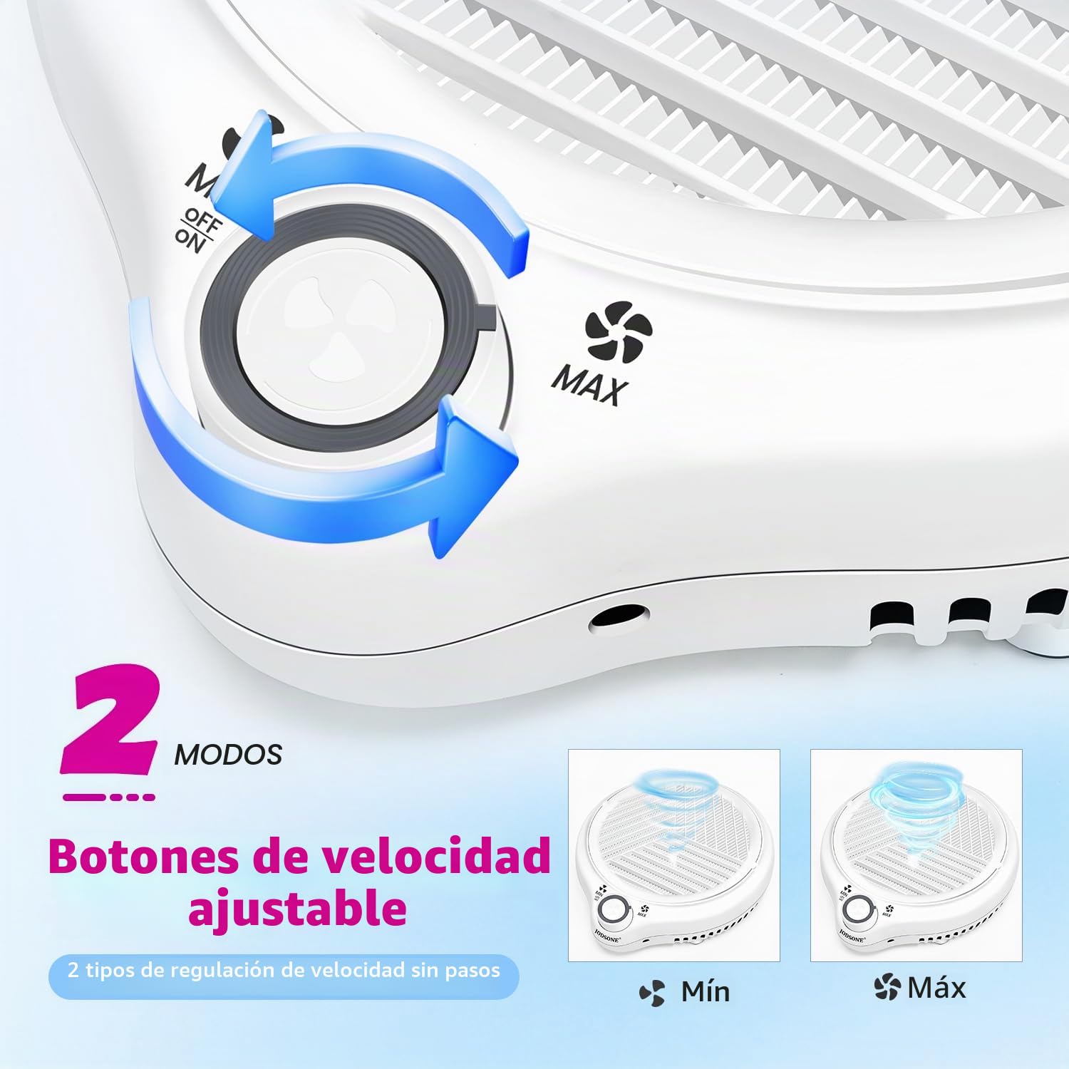 JODSONE 80W Recolector de Polvo de Uñas Aspirador Compacto Ventilador Eficaz Plumero Redondo Imprescindible para Manicura