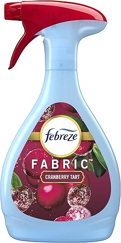 Febreze Fabric Cranberry Tart- Edición limitada, refrescante de tela, 27 onzas líquidas (paquete de 1), rojo