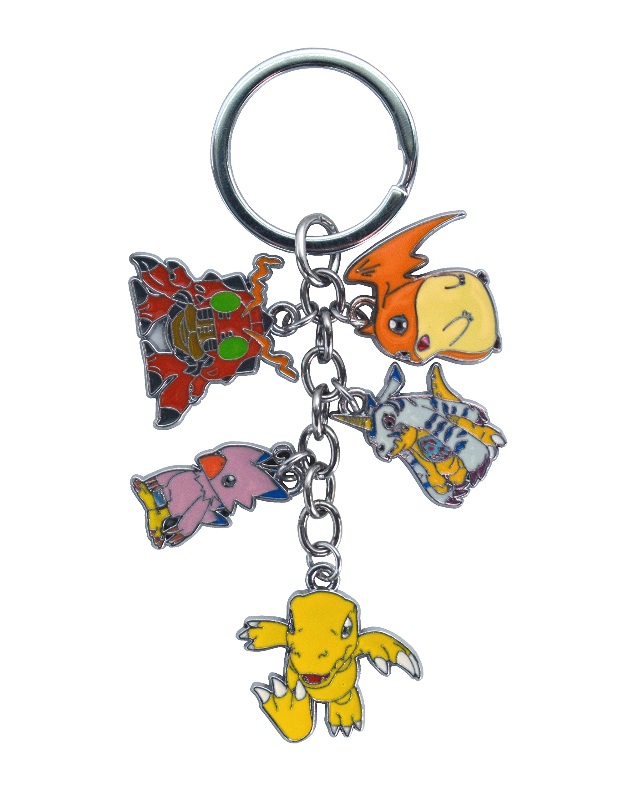Amasukami Anime character Digimon01 keyring, Multicolor, S