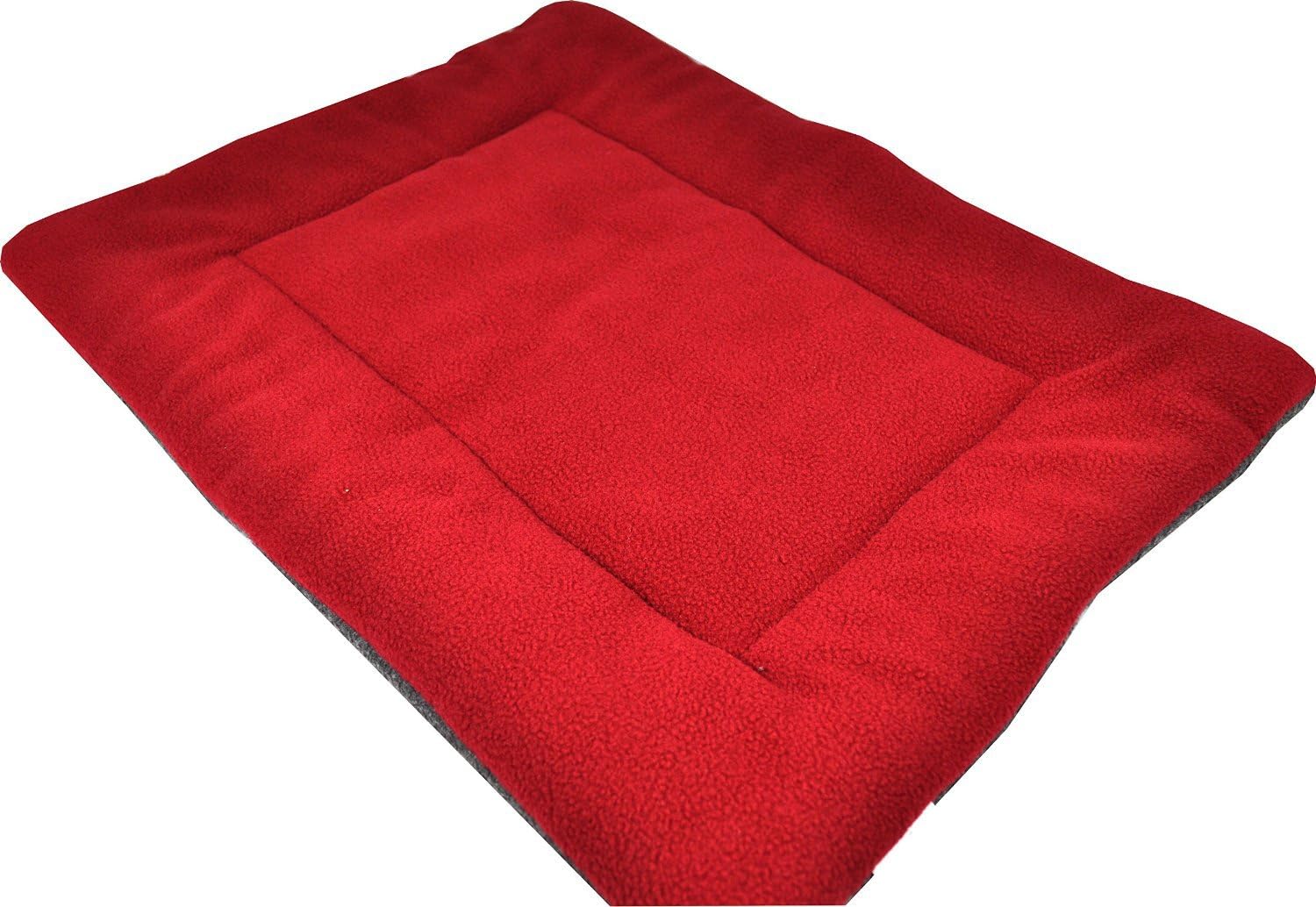 OCSOSO® Cómodo Suave Cálido Perro de Mascota/Cat Nap Mat Forro Polar Durable Cachorro Dormir Perro Caja colchón Cama Pad (Beige, Marrón, Azul, Verde, Naranja, Rojo)