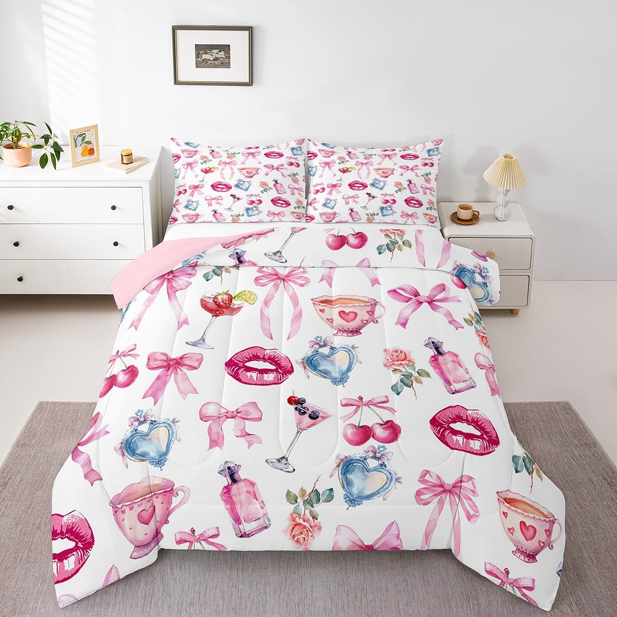 Couette en duvet à imprimé floral tendance Manfei pour résoudre les nuits froides des filles