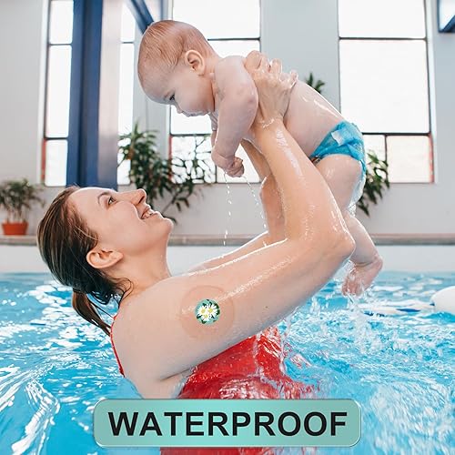 Miniatura 8 de Fundas impermeables para sensor Libre 3 y calcomanías Freestyle Libre, paquete de 40 unidades hipoalergénicas y sin látex, cinta adhesiva