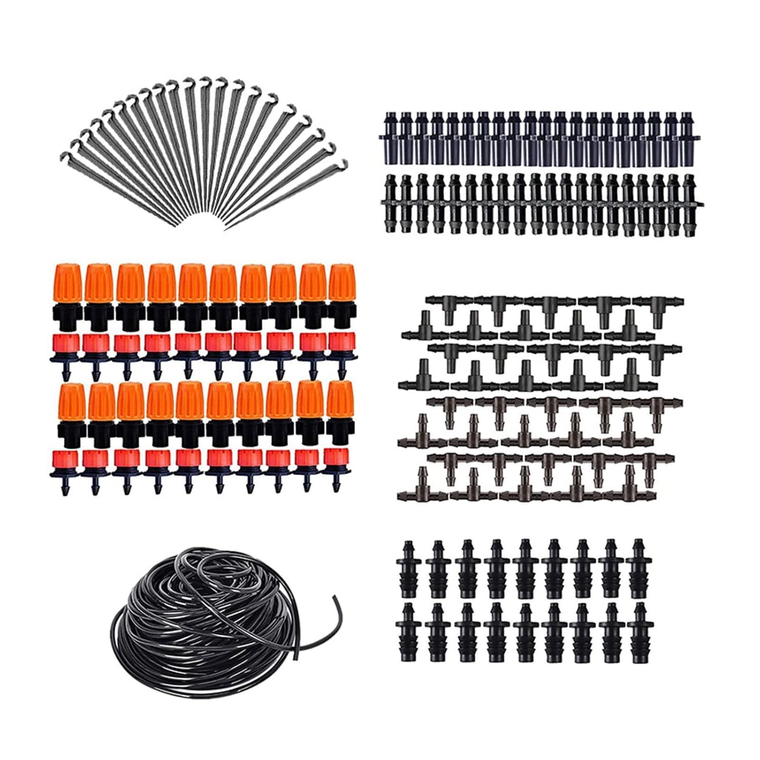 Automatic Drip Irrigation System Watering Adjustable Dripper Garden Plant Self-Watering Kits Hose Drippers Sprinkler Device