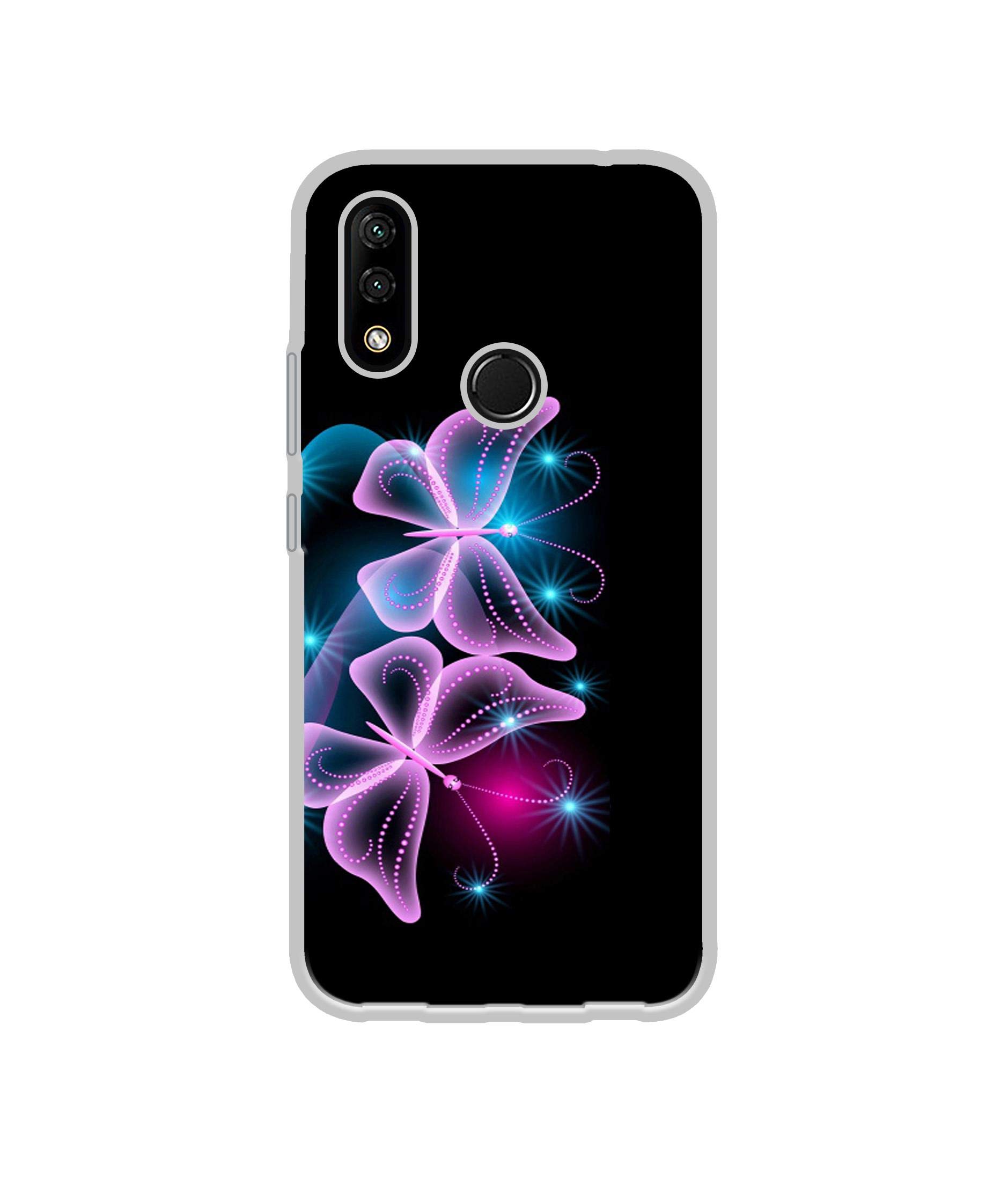 Amazon Brand - Solimo Designer Butterflies Neon Light UV Printed Soft Back Case Mobile Cover for Lenovo A6 Note (B0854C6GT3) Amazon Price History, Amazon Price Tracker