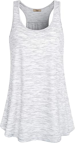 Miniatura 9 de Cestyle - Camiseta sin mangas para mujer, cuello redondo, corte holgado, para entrenamiento