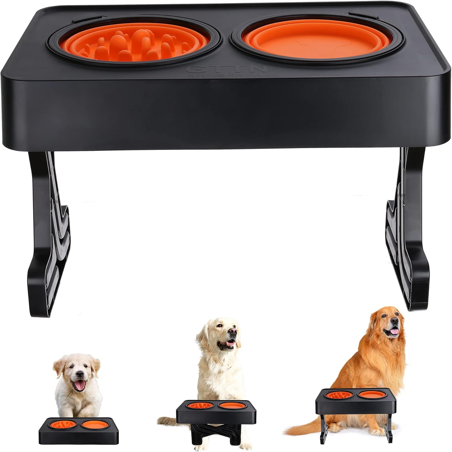 Adjustable Elevated Dog Bowls Slow Feeder Food Ghana Ubuy
