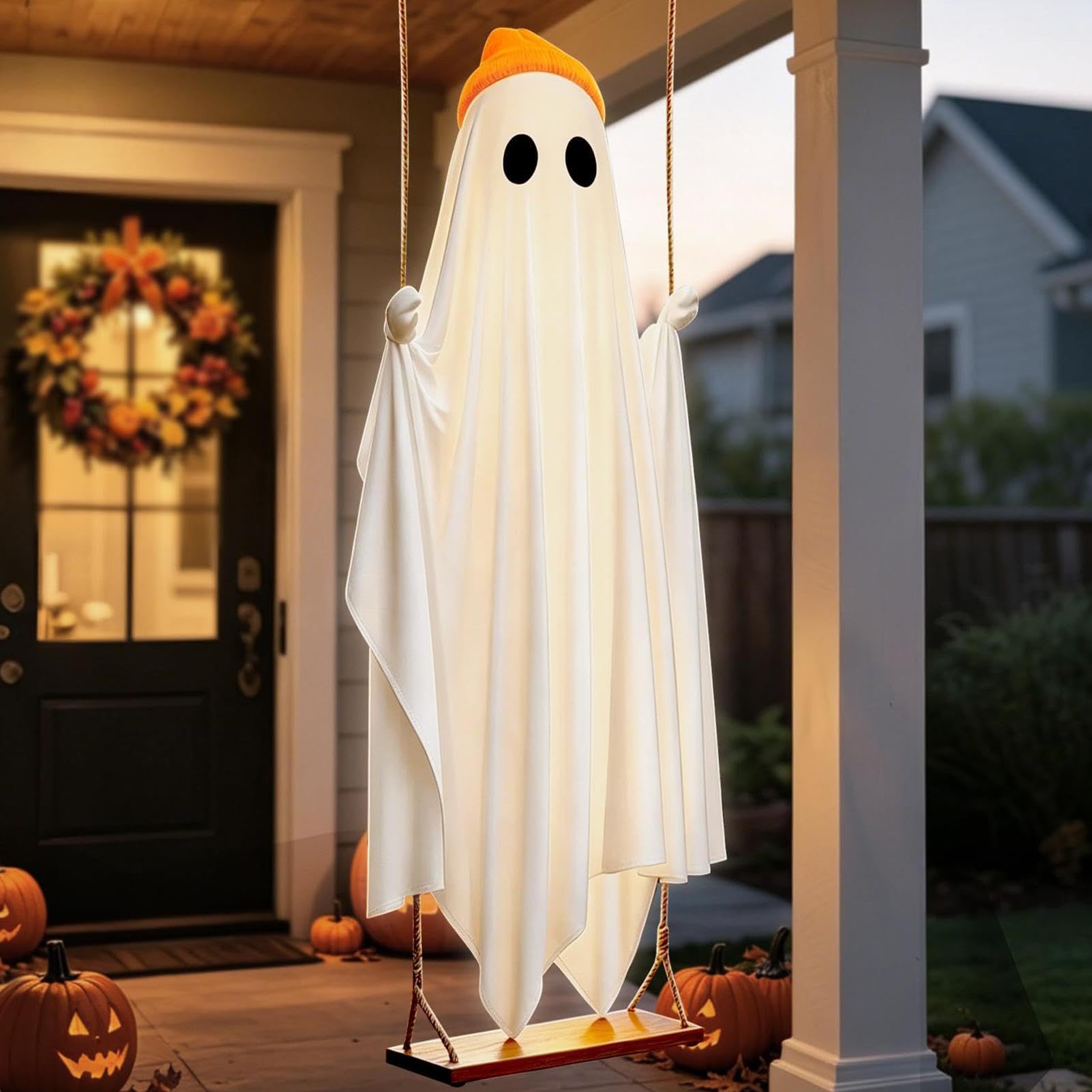 Générique Halloween Duch Straszny Zabawny Wahadłowy Zdalnie sterowany Timer