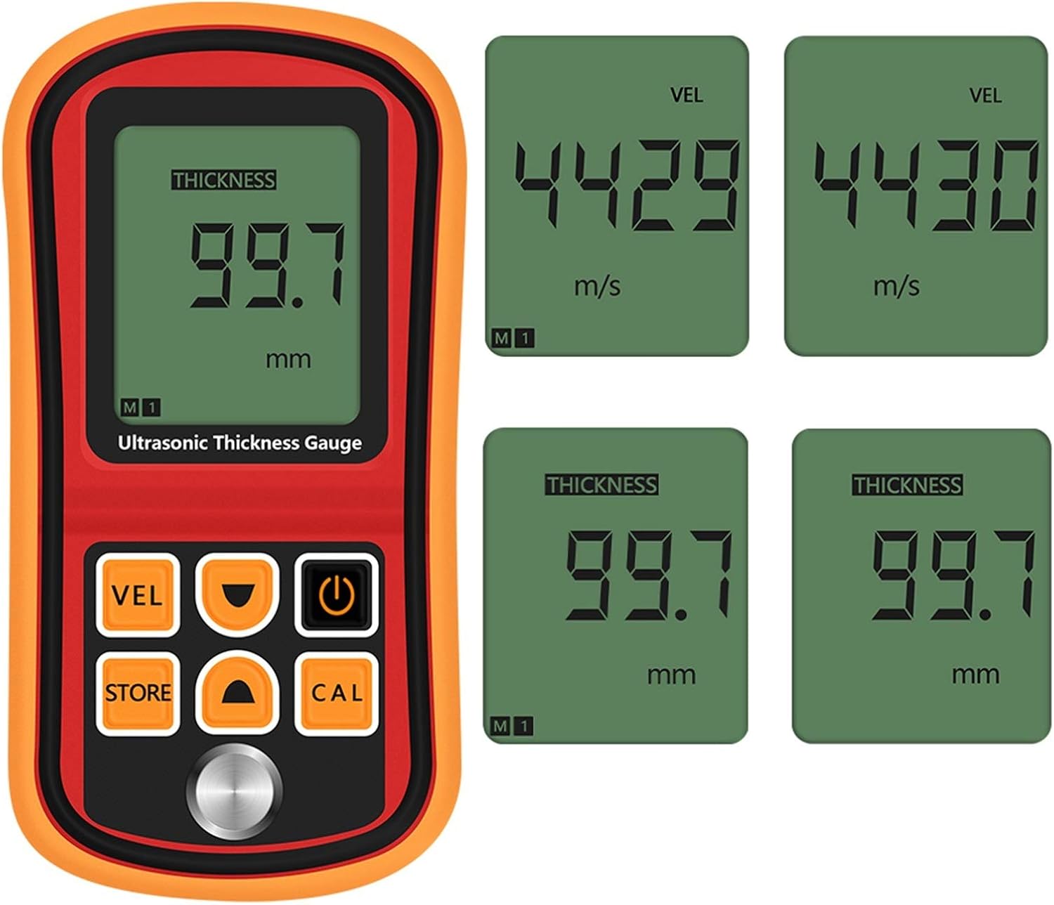 YELLAYBY GM100 Thickness Gauge Ultrasonic Metal Testing
