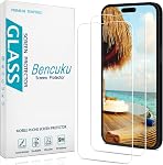 2 Pack Screen Protector for iPhone 17 6.3 Inch Tempered Glass Film, 9H Hardness, Anti Scratch, Bubble Free