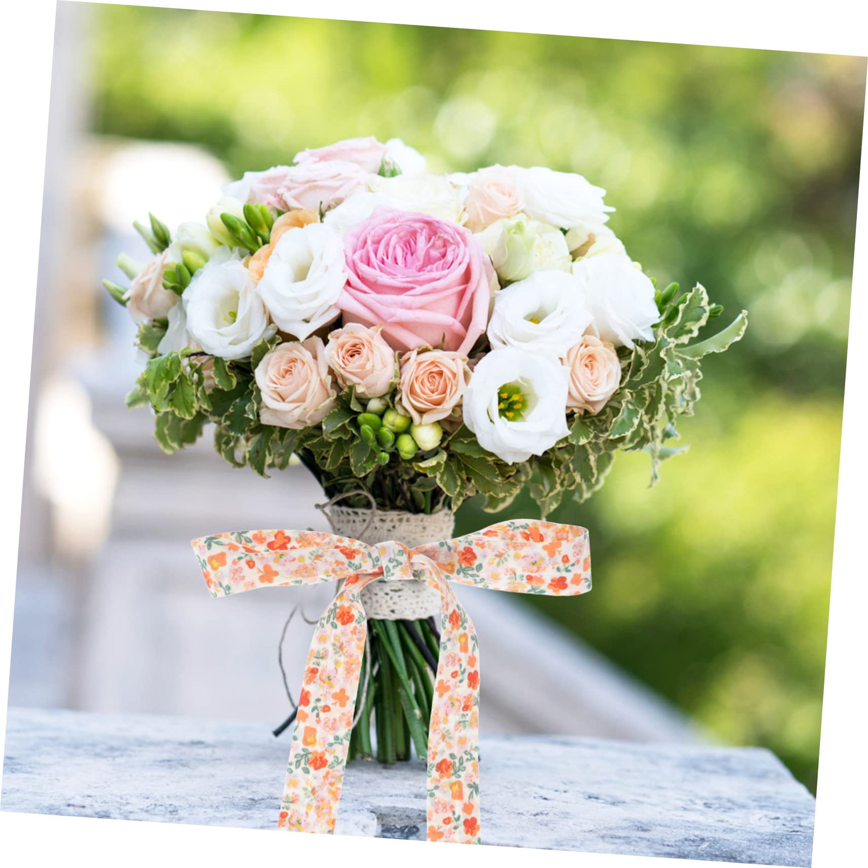 Tofficu 32stücke Geschenkbänder Mit Blumenmuster Vielseitig Einsetzbare Dekorationsbänder Für Hochzeiten Partys Und Bastelprojekte Für Kreative -anwendungen