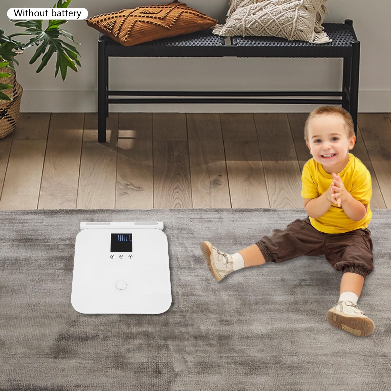 Bilancia per grasso corporeo con 8 elettrodi e maniglia, bilancia per persone Bluetooth, analisi di 5 segmenti del corpo, bilancia di analisi del corpo precisa per peso, grasso corporeo, massa