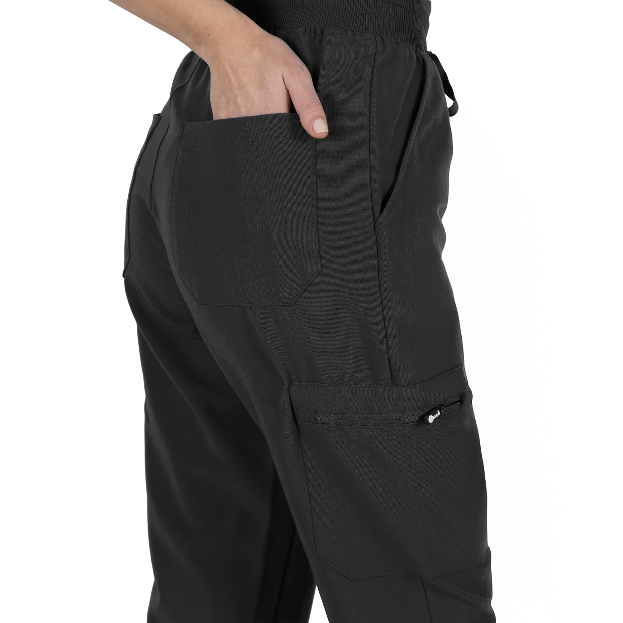 B-well Mauri Pantalón Sanitario Mujer Half-Jogger Uniformes Sanitarios con Elastano