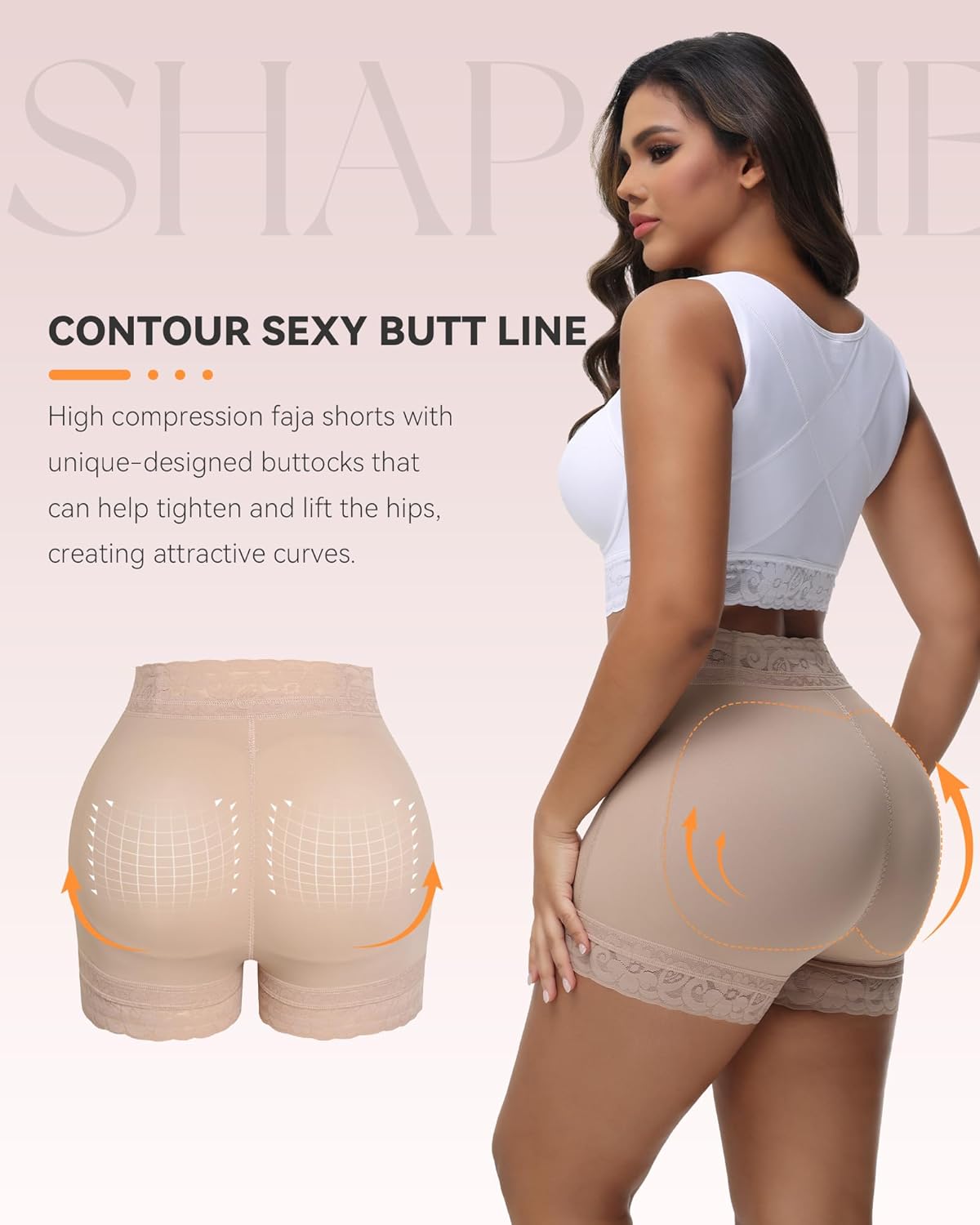 SHAPSHE Tummy Control Panties Butt Lifting Shapewear Faja Body Shaper Short Faja Colombiana Compression Underwear Women