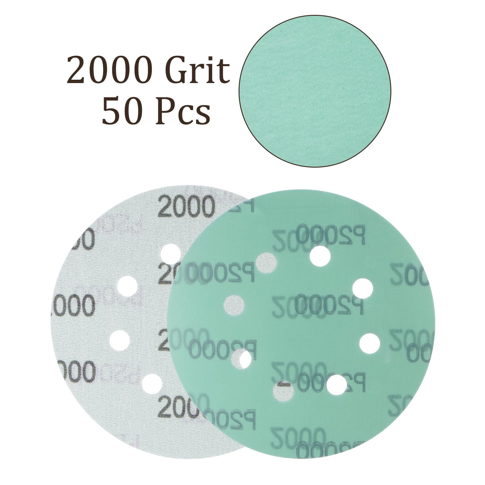 Kozelo 50pcs Green Film Sanding Discs - Image 4