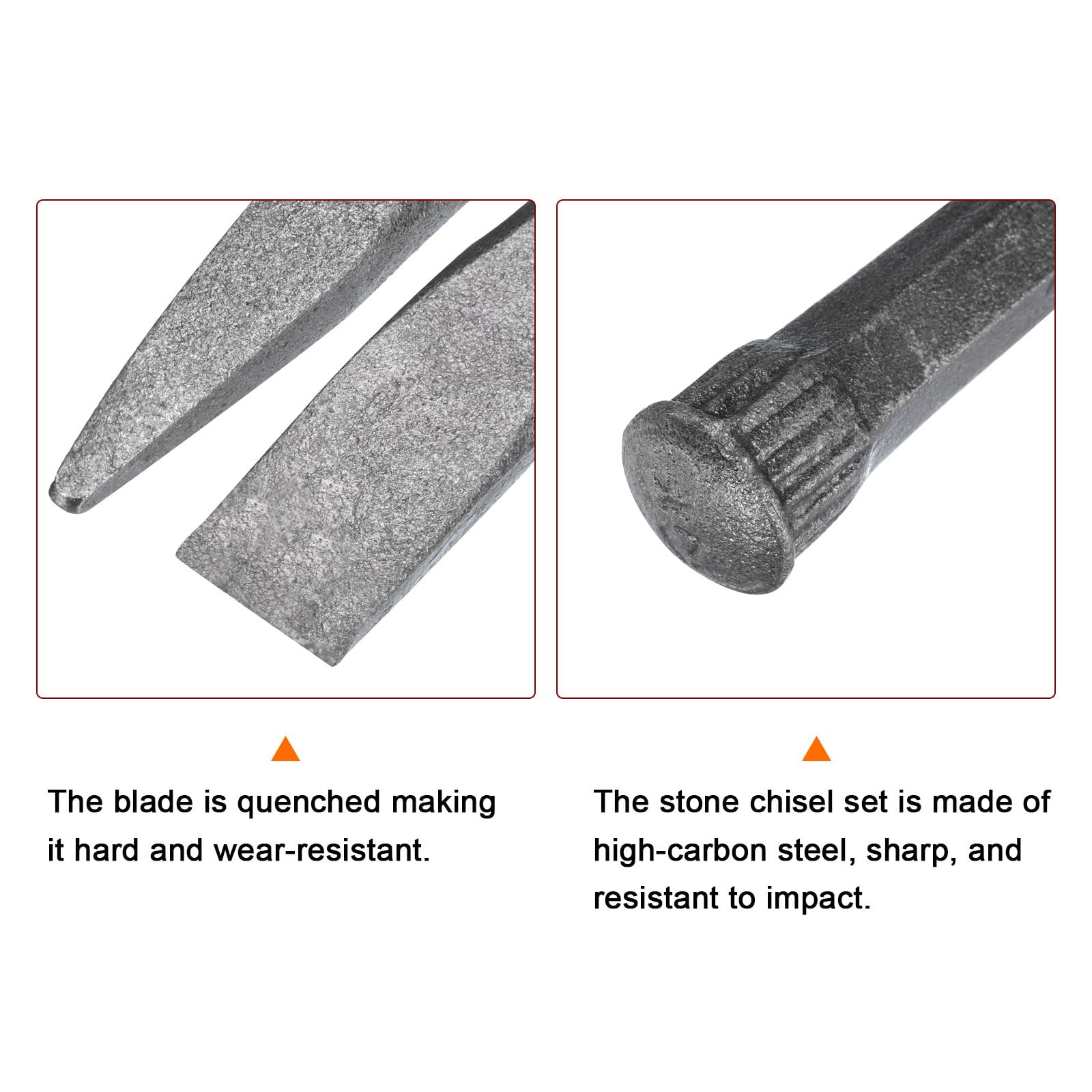 BAHCO - Burins Pour Le Travail Du Bois, Avec Manche En Polypropylène