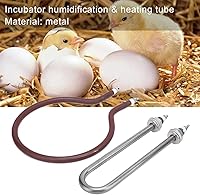 Vista 4 de Elemento calefactor del tubo del calentador de la incubadora, elemento calefactor de la incubadora de 200 W, accesorios de bobina del calentador