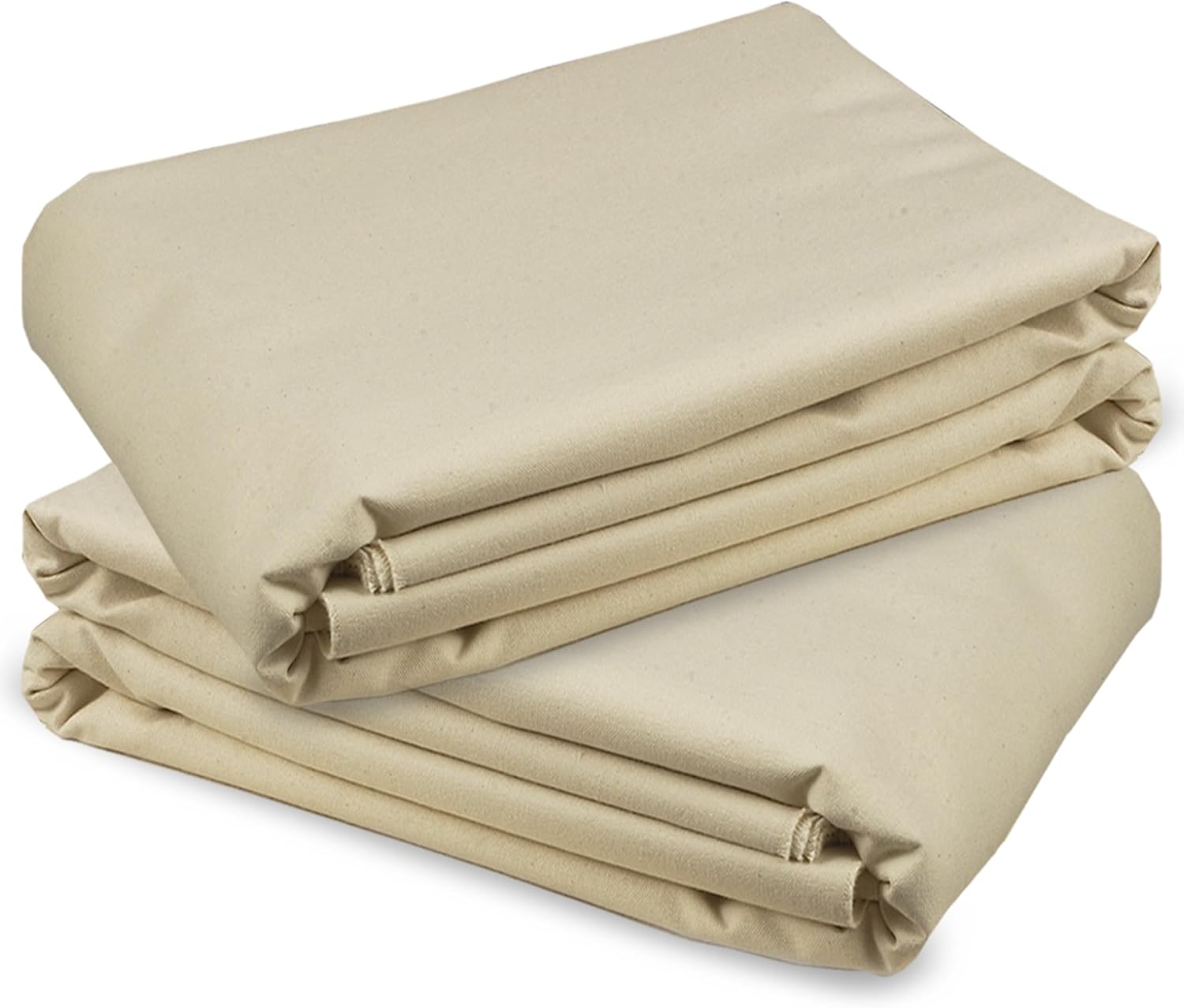 Creative Mark Unprimed Cotton Duck Deluxe Canvas - #10 15oz Folded Canvas - 96" x 6 Yards - Bulk Un-Stretched Duck Canvas Fabric for Artists