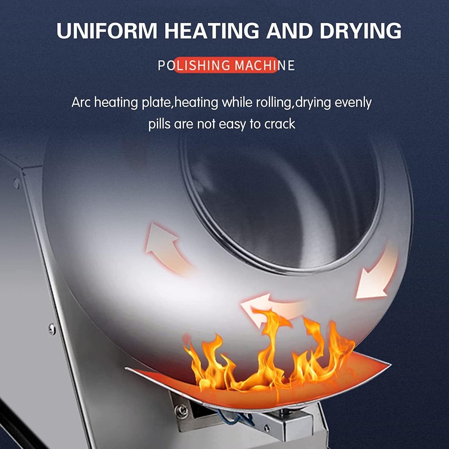 Automatic Mini Chocolate Coating Machine, Small Commercial Tablet Coater for 2-5kg/H Panning & Polishing, Efficient Ball Coating & Drying Solution